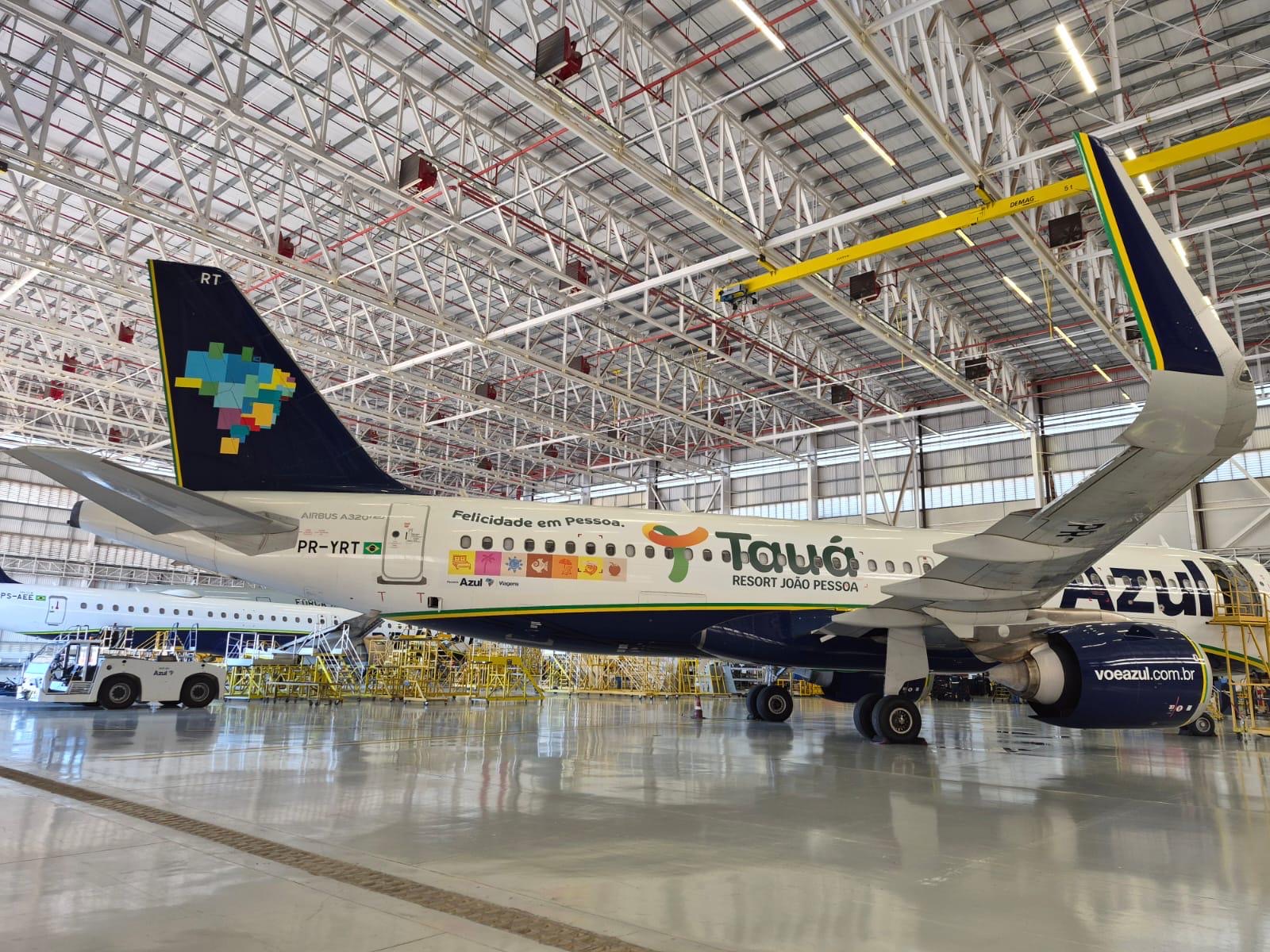 Azul Viagens lança avião exclusivo do Tauá Resort em parceria para ampliar turismo em João Pessoa