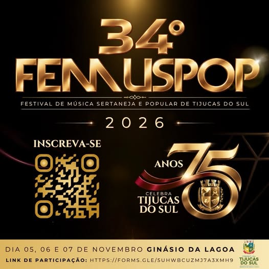 34º FEMUSPOP — Festival de Música Sertaneja e Popular